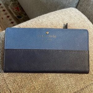 Kate Spade Navy and Midnight Blue Wallet